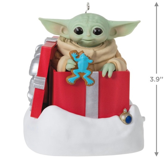 Brand New Hallmark Keepsake Star Wars: The Mandalorian Grogu Greetings ornament - Picture 1 of 5